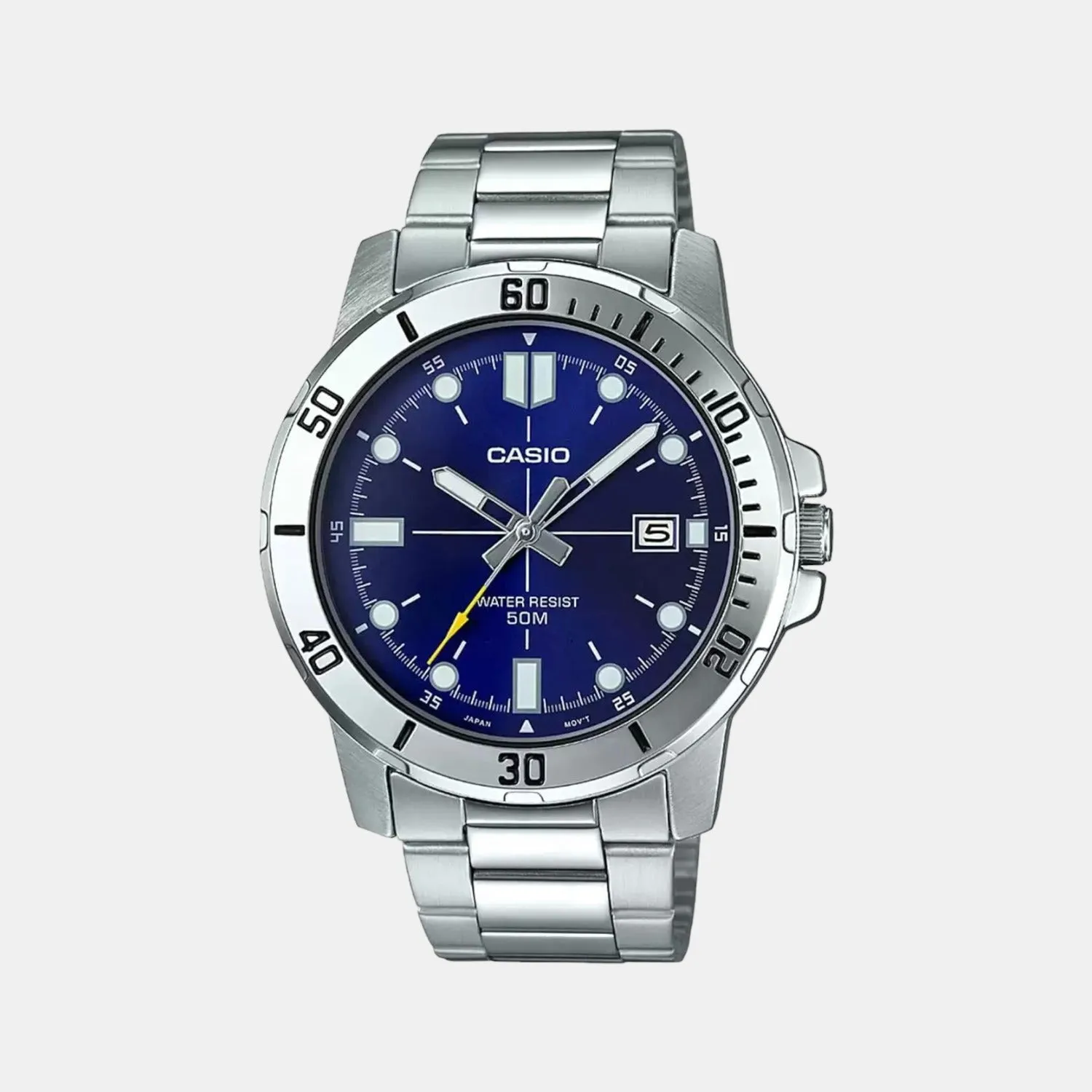 Enticer Men's Analog Stainless Steel Watch A1364 - MTP-VD01D-2EVUDF