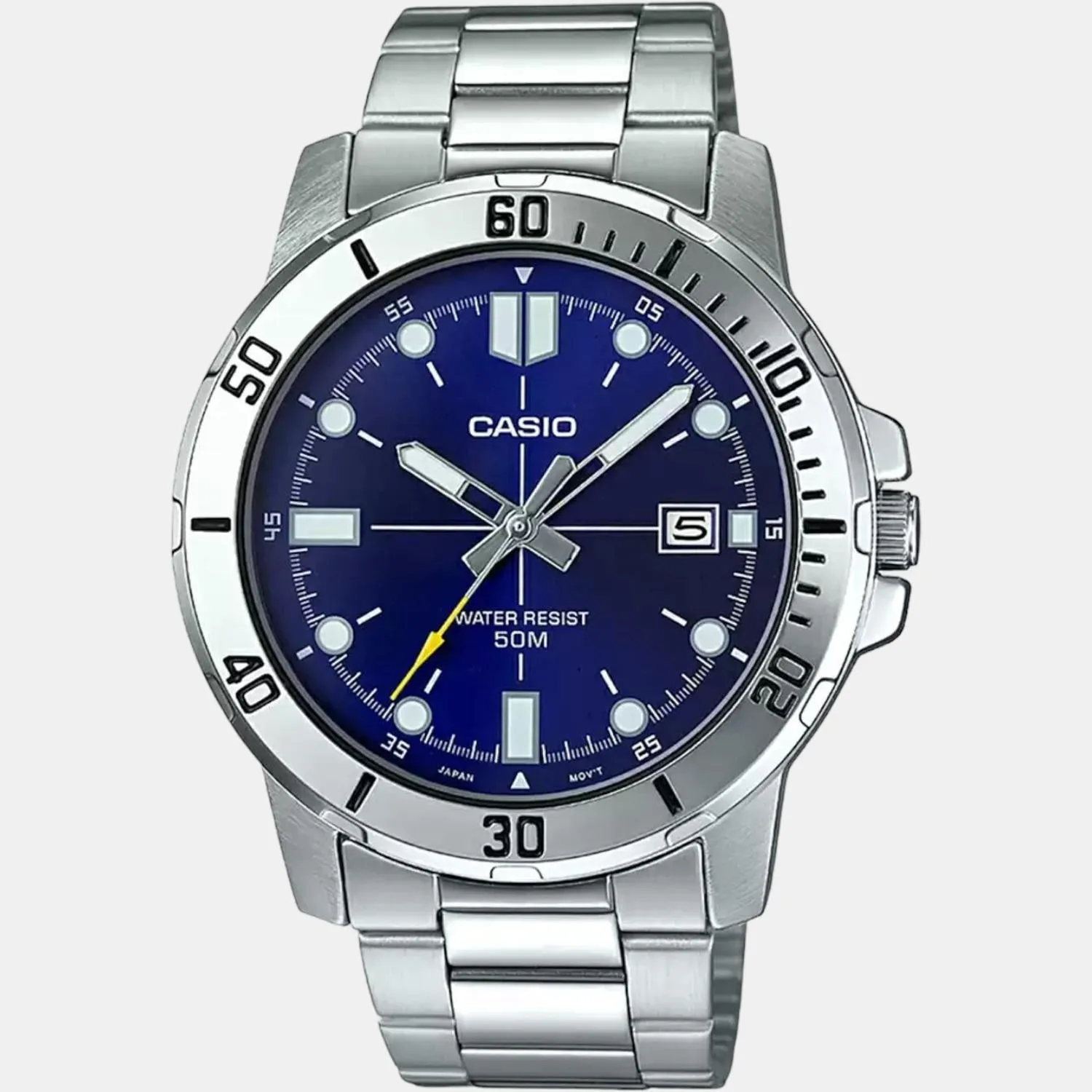 Enticer Men's Analog Stainless Steel Watch A1364 - MTP-VD01D-2EVUDF