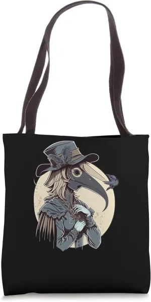 Female Plague Doctor - Medieval Horror for the Modern Age Tote Bag
