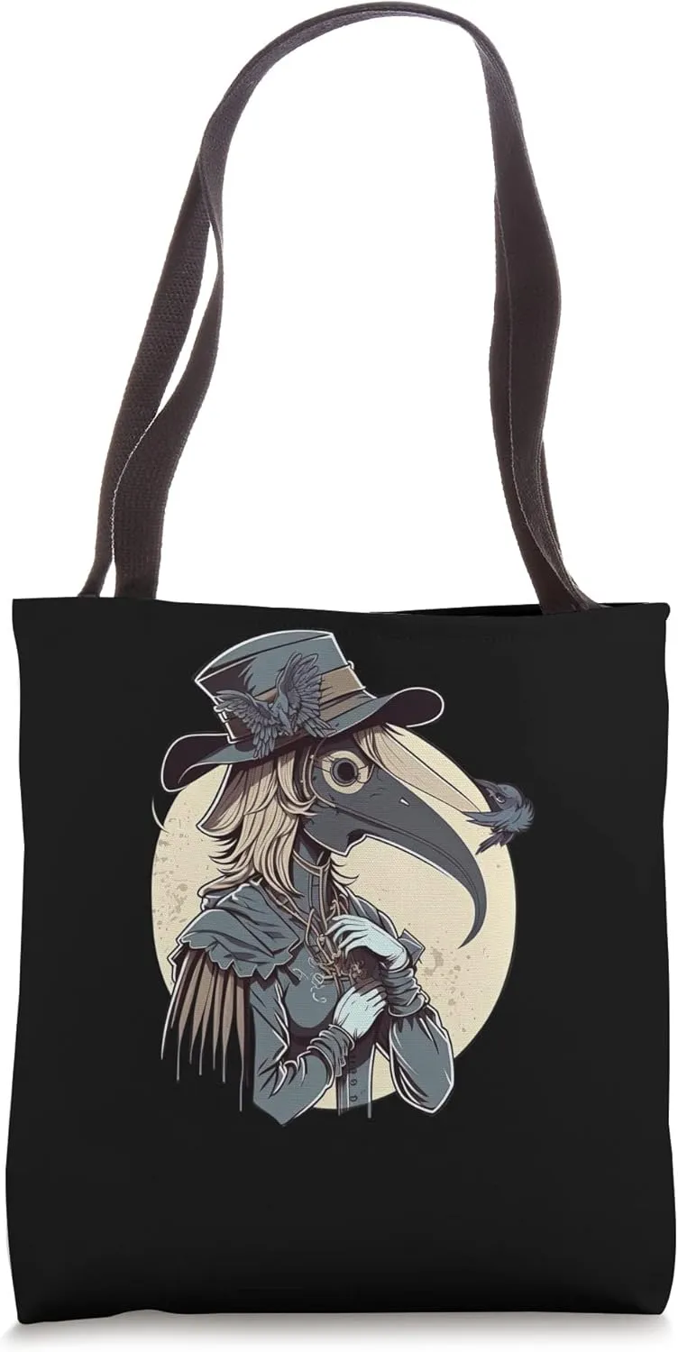 Female Plague Doctor - Medieval Horror for the Modern Age Tote Bag