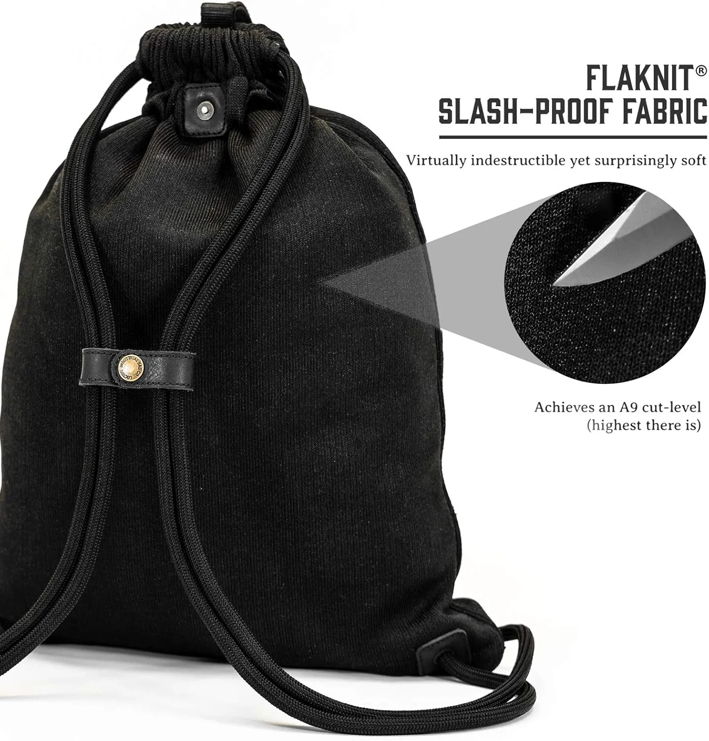Flak Sack  - Anti Theft Backpack | Cut-Resistant Bag with Double Steel Locking Strap and Lock | Mens and Womens Travel Backpack | Safe Travel Bag | Anti-theft Purse | RFID Blocking