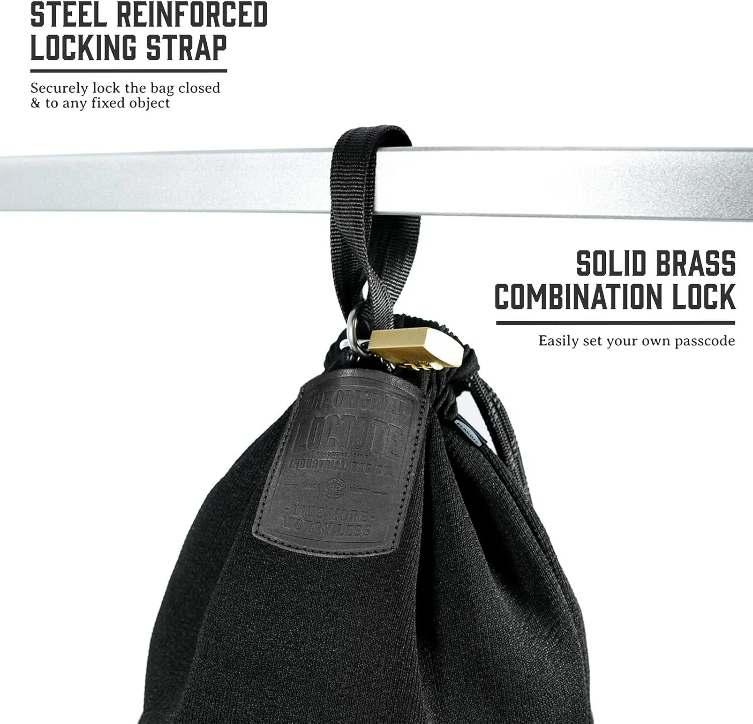 Flak Sack  - Anti Theft Backpack | Cut-Resistant Bag with Double Steel Locking Strap and Lock | Mens and Womens Travel Backpack | Safe Travel Bag | Anti-theft Purse | RFID Blocking