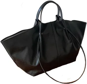 Genuine Leather Tote Bag for women,Casual Shoulder Hobo Purses,Large-capacity top handle Handbag.