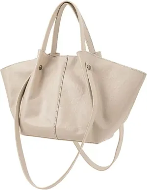 Genuine Leather Tote Bag for women,Casual Shoulder Hobo Purses,Large-capacity top handle Handbag.