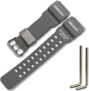 GG-1000 Resin Replacement Strap Compatible with Casio Master of G MUDMASTER GG-1000-1A3JF Mens GG-1000-1A5CR GG-1000-1A3J GWG-100-1A8JF Wristband Bracelet