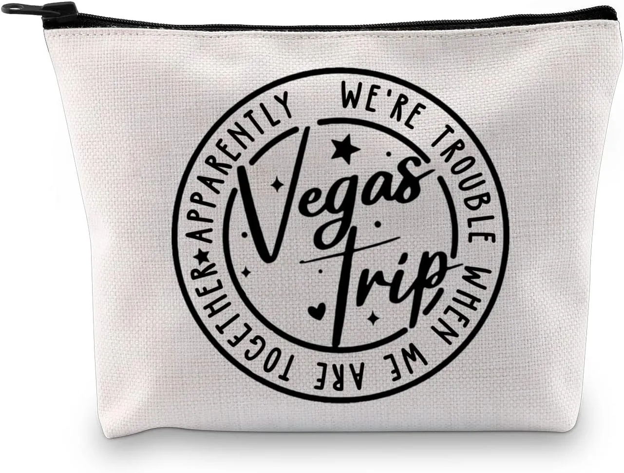 GJTIM Las Vegas Gift Las Vegas Vacation Makeup Bag Bachelorette Bridesmaid Weekender Bags Travel Toiletry Bag (Vegas Trip Bag)