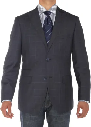 GN Luciano Men's 2 Button Modern Fit Suit Jacket Ticket Pocket Blazer Coat