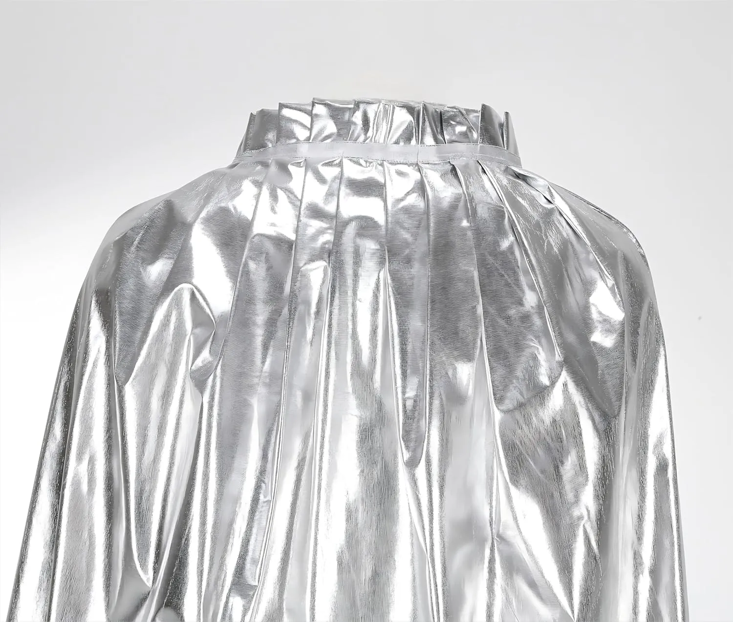 GRAJTCIN Unisex Adult Shiny Costume Cape for Halloween Mardi Gras St. Patrick's Day
