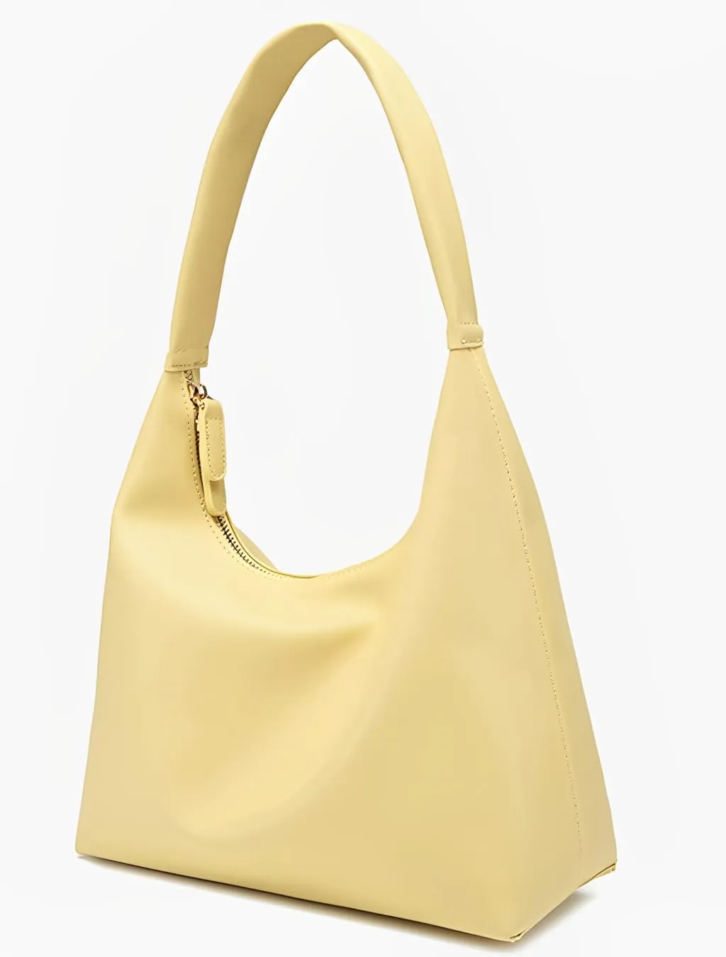 GRPKSSIB Leather Hobo Bags for Women Crescent Shoulder Bag Slouchy Tote Handbags Soft Underarm Purses