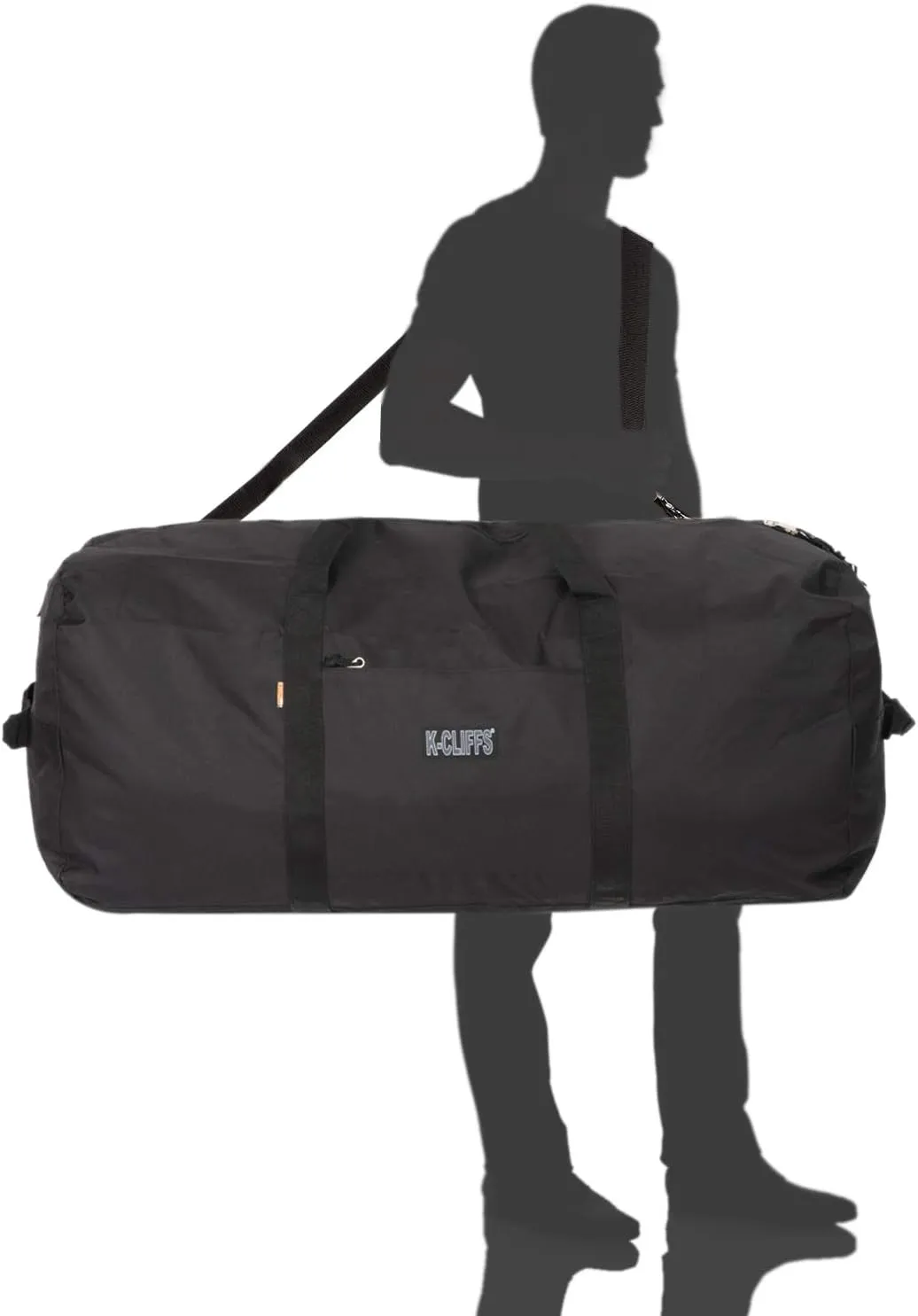 Heavy Duty Cargo Duffel Large Sport Gear Drum Set Equipment Hardware Travel Bag Rooftop Rack Bag (30" x 15" x 15", Camouflage)