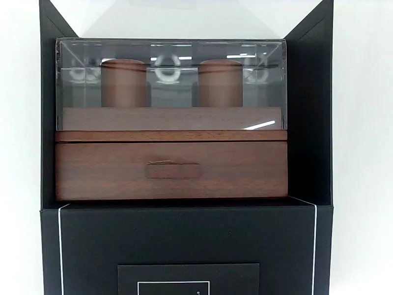 Holme & Hadfield Watch Display Case Watch Holder Color Brown Size 2 Slots