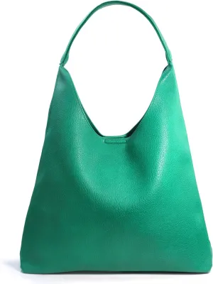HOXIS Hobo Bags for Women Soft Vegan Leather Shoulder Handbag Slouchy Tote Purses