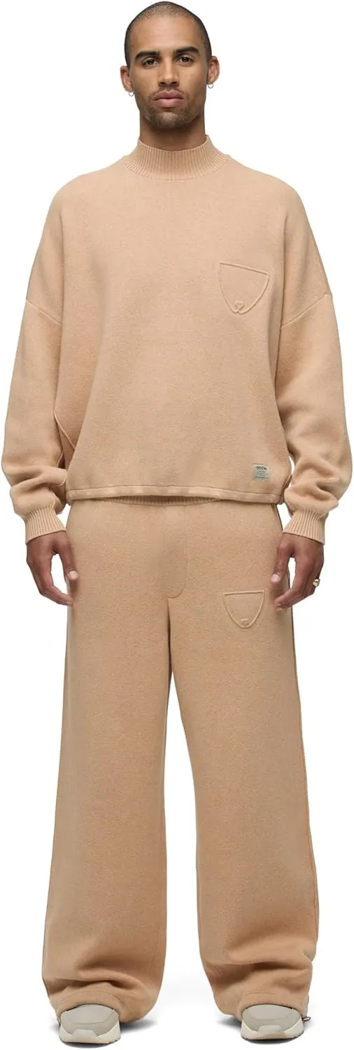 HUDSON Men's Jrue Relaxed Fit Wide Leg Knit Pant