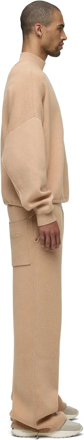HUDSON Men's Jrue Relaxed Fit Wide Leg Knit Pant