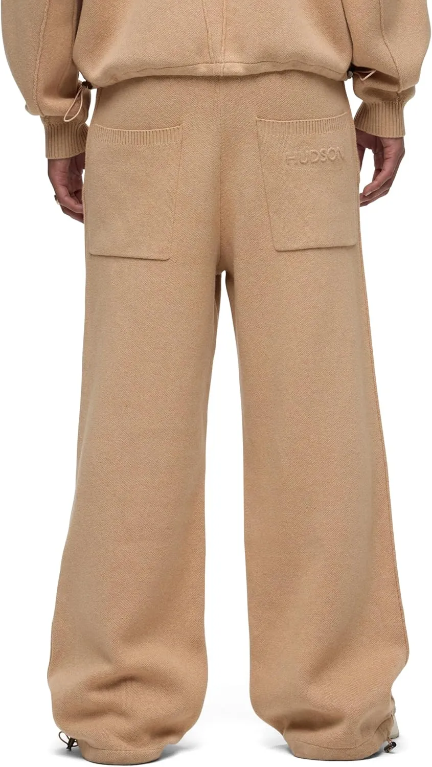 HUDSON Men's Jrue Relaxed Fit Wide Leg Knit Pant