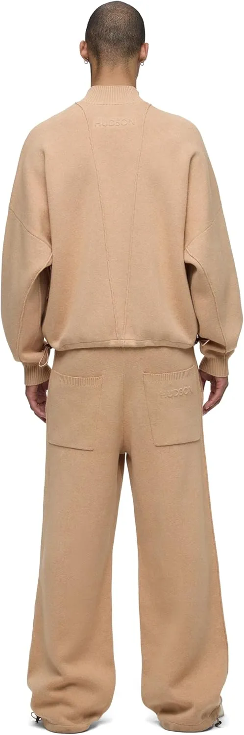 HUDSON Men's Jrue Relaxed Fit Wide Leg Knit Pant