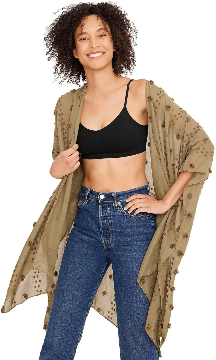 Jockey Women's Bra Seamfree Modern Micro Stretch Cami Strap Bralette