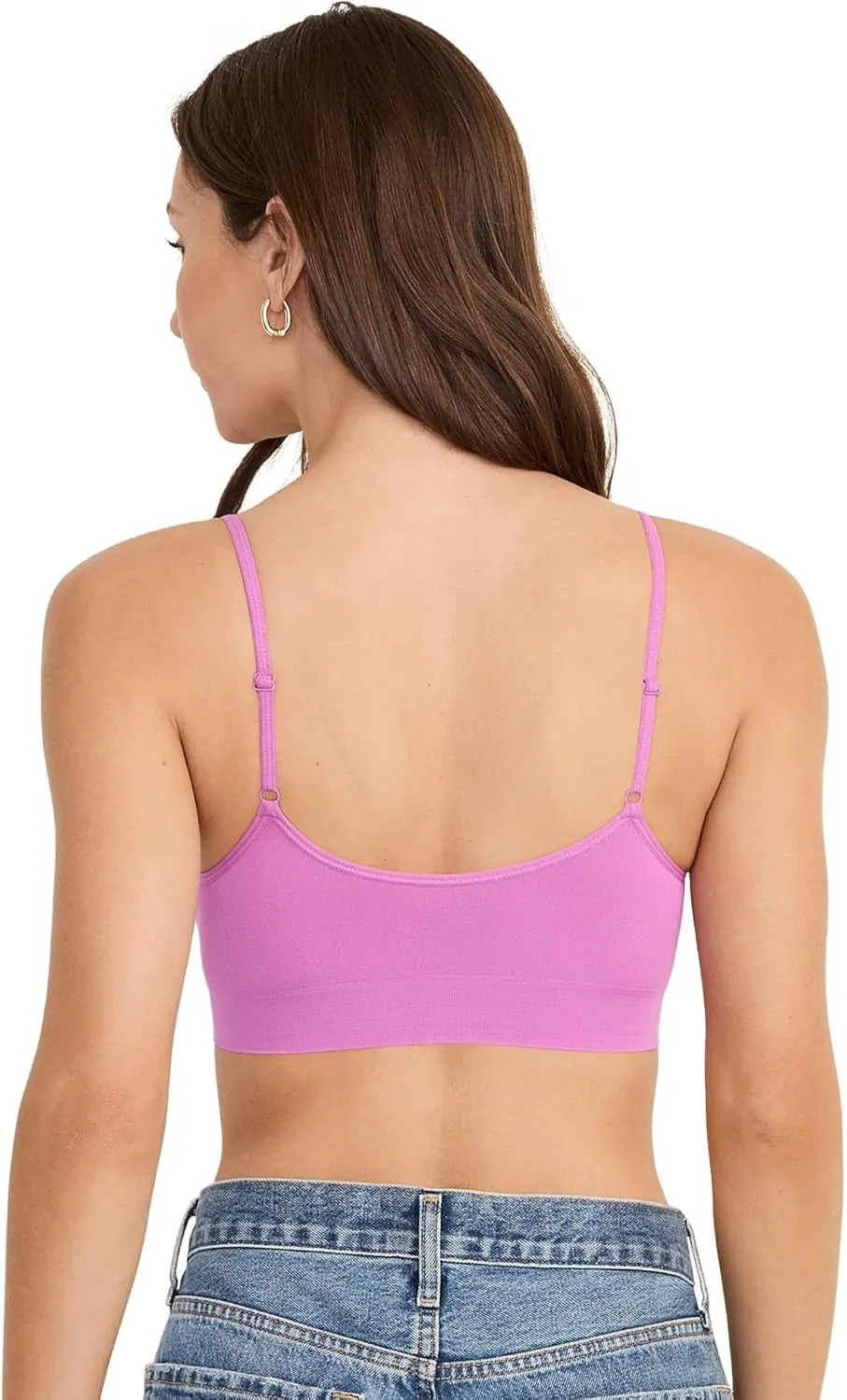 Jockey Women's Bra Seamfree Modern Micro Stretch Cami Strap Bralette