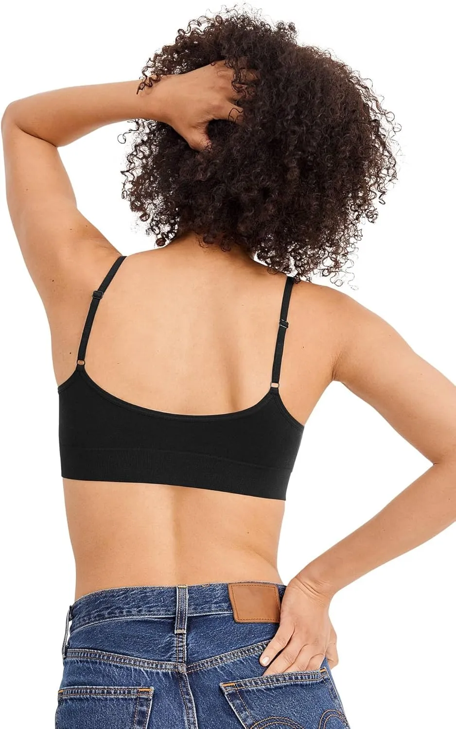 Jockey Women's Bra Seamfree Modern Micro Stretch Cami Strap Bralette