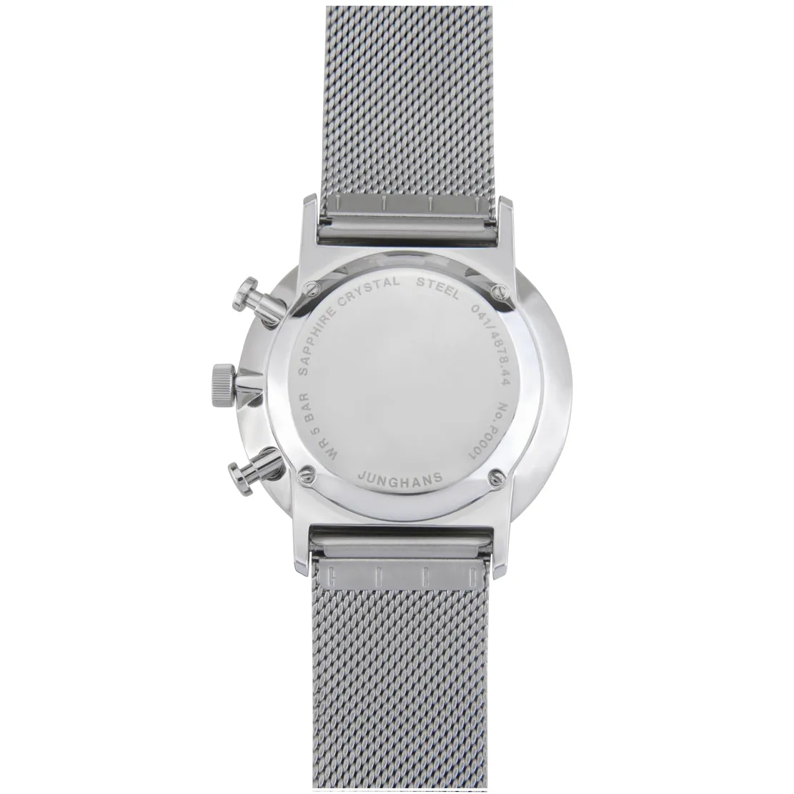 Junghans Form C Chronoscope Men's Silver Watch 41/4877.44
