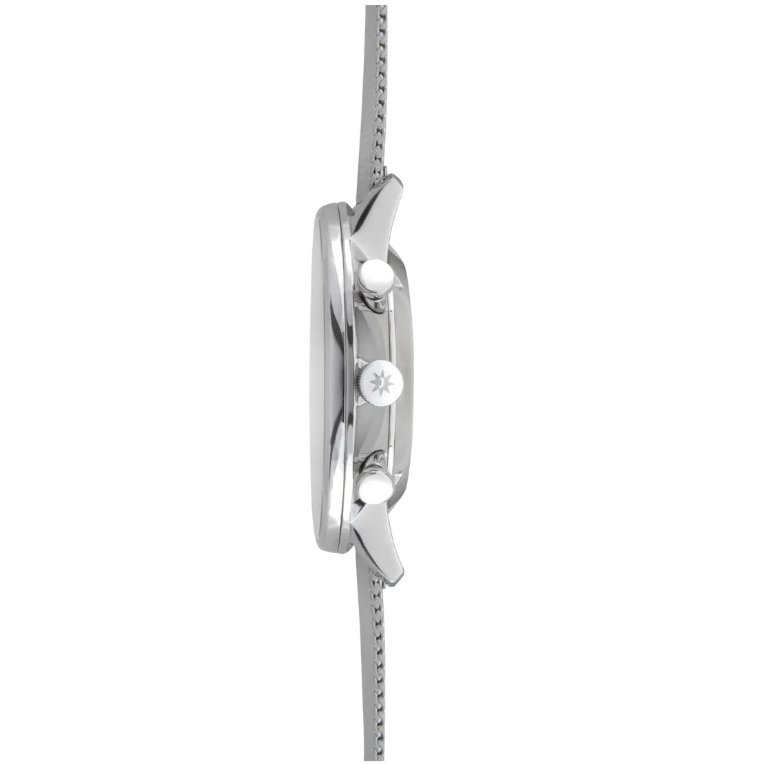 Junghans Form C Chronoscope Men's Silver Watch 41/4877.44