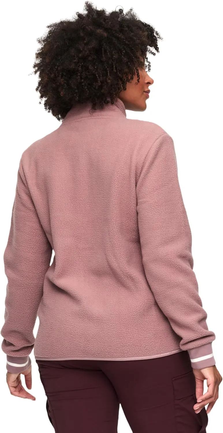 Kari Traa Rothe Women's Midlayer Coat - Soft Insulated Zip Up Fleece Jacket Relaxed Fit