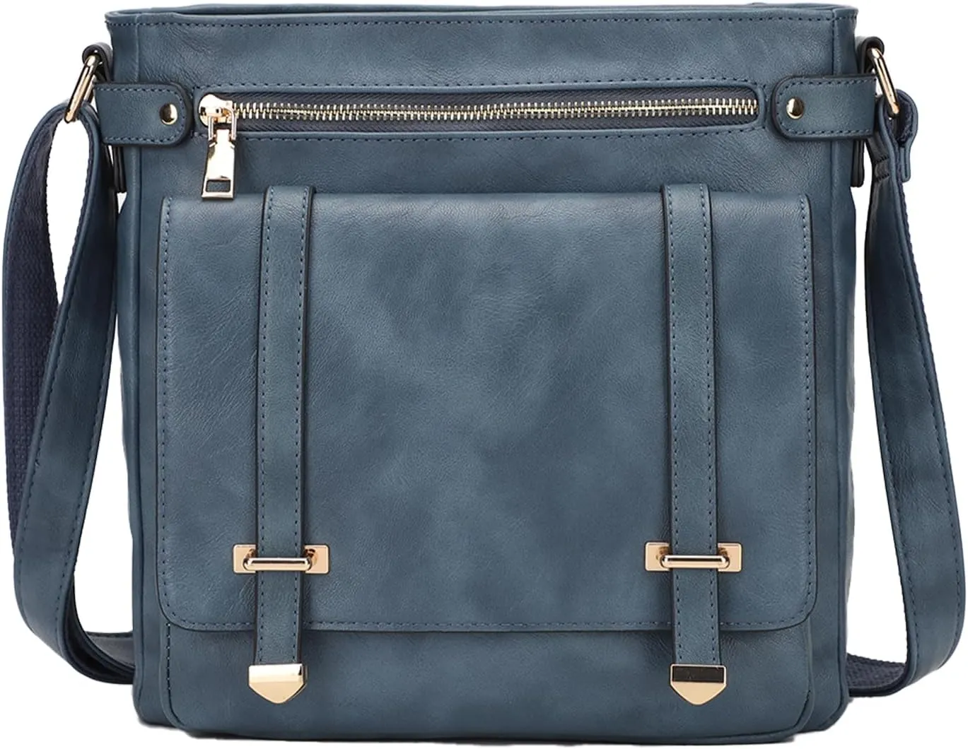 KL928 Crossbody Bags for Women Soft FAUX Leather Wallet Purses Adjustable Strap Medium Shoulder Handbags