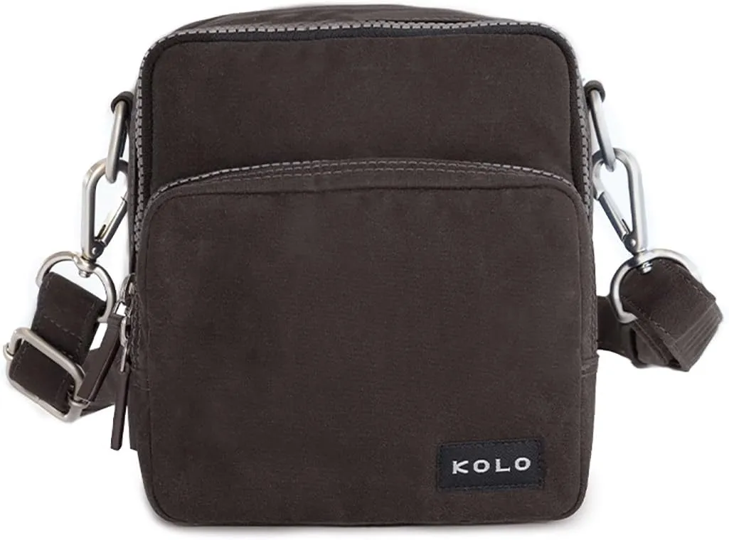 Kolo Carson Camera Bag for Polaroid Cameras, Light-Safe Film Storage, Strap, Black