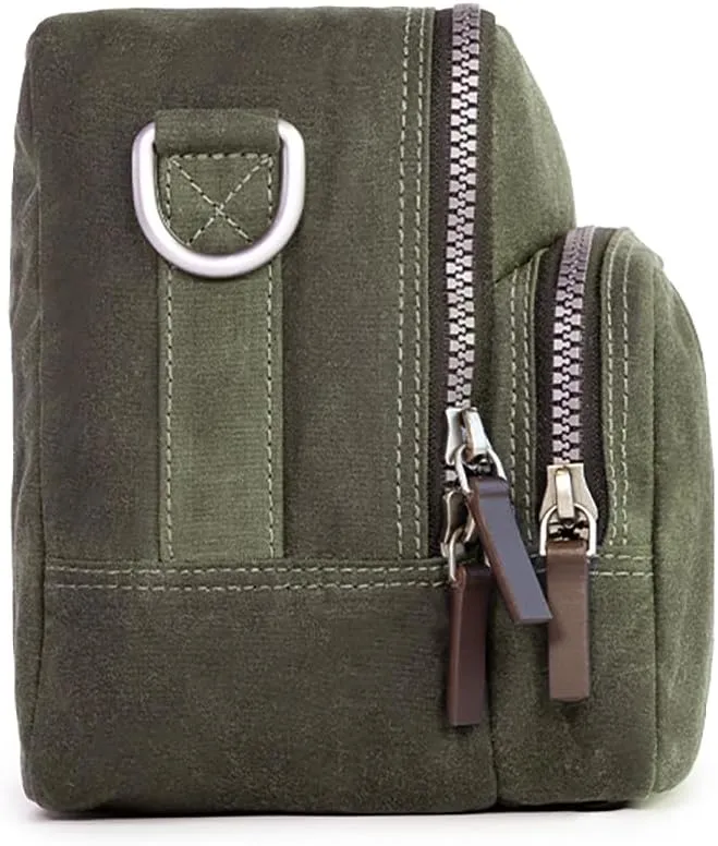 Kolo Carson Camera Bag for Polaroid Cameras, Light-Safe Film Storage, Strap, Sage