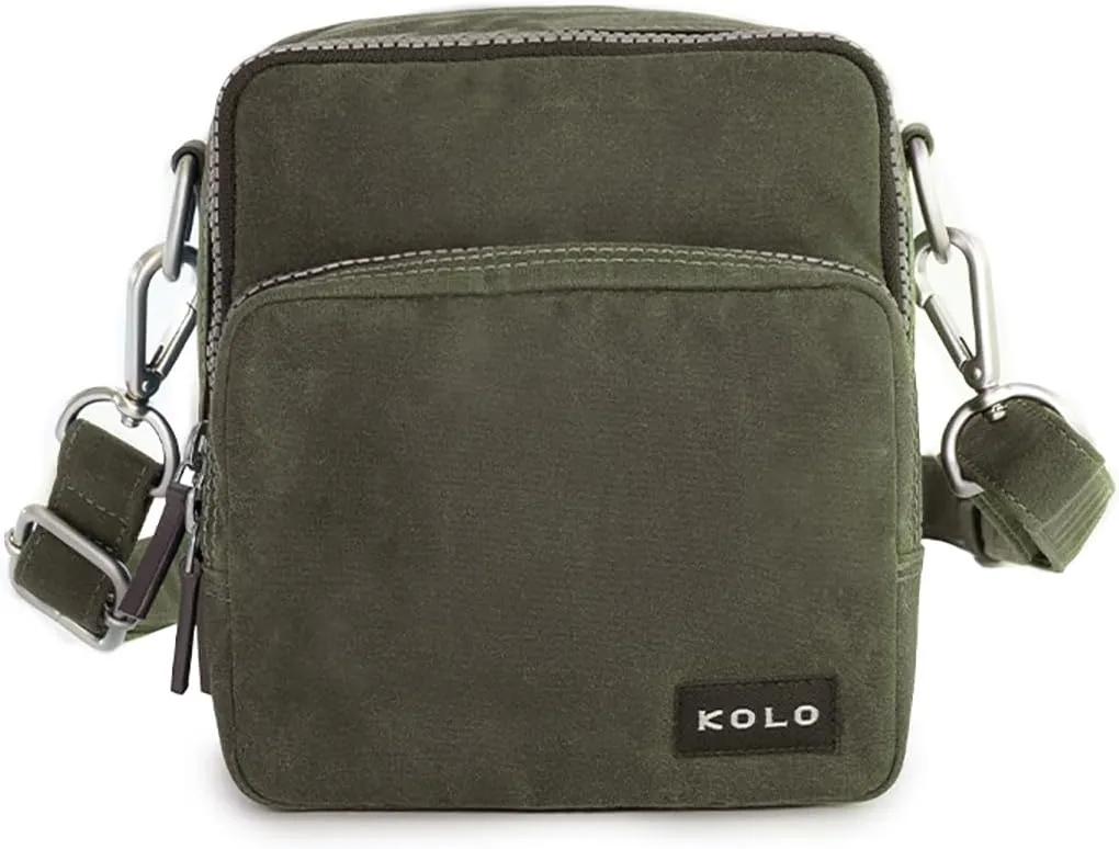 Kolo Carson Camera Bag for Polaroid Cameras, Light-Safe Film Storage, Strap, Sage