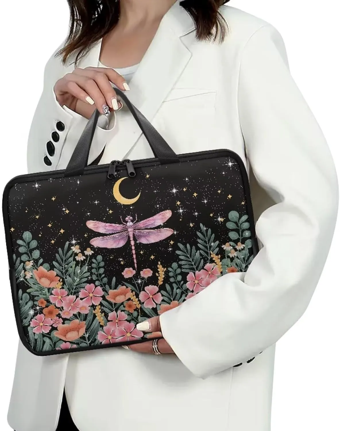 Laptop Bags Designer Pu Leather Laptop Carrying Case Soft Leather Briefcase for Women