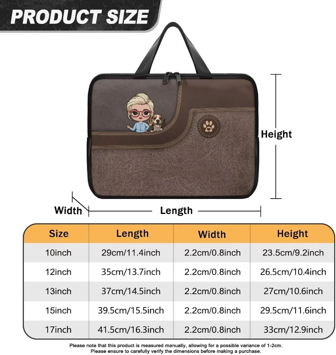 Laptop Bags Designer PU Leather Laptop Carrying Case Soft Leather Briefcase for Women