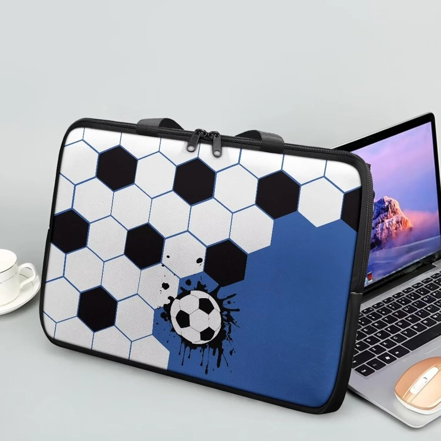 Laptop Bags Designer Pu Leather Laptop Carrying Case Soft Leather Briefcase for Women