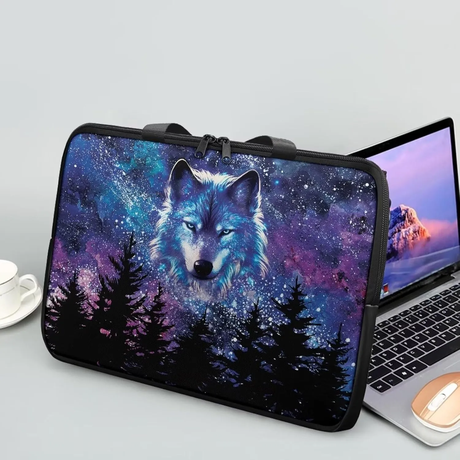 Laptop Bags Designer Pu Leather Laptop Carrying Case Soft Leather Briefcase for Women