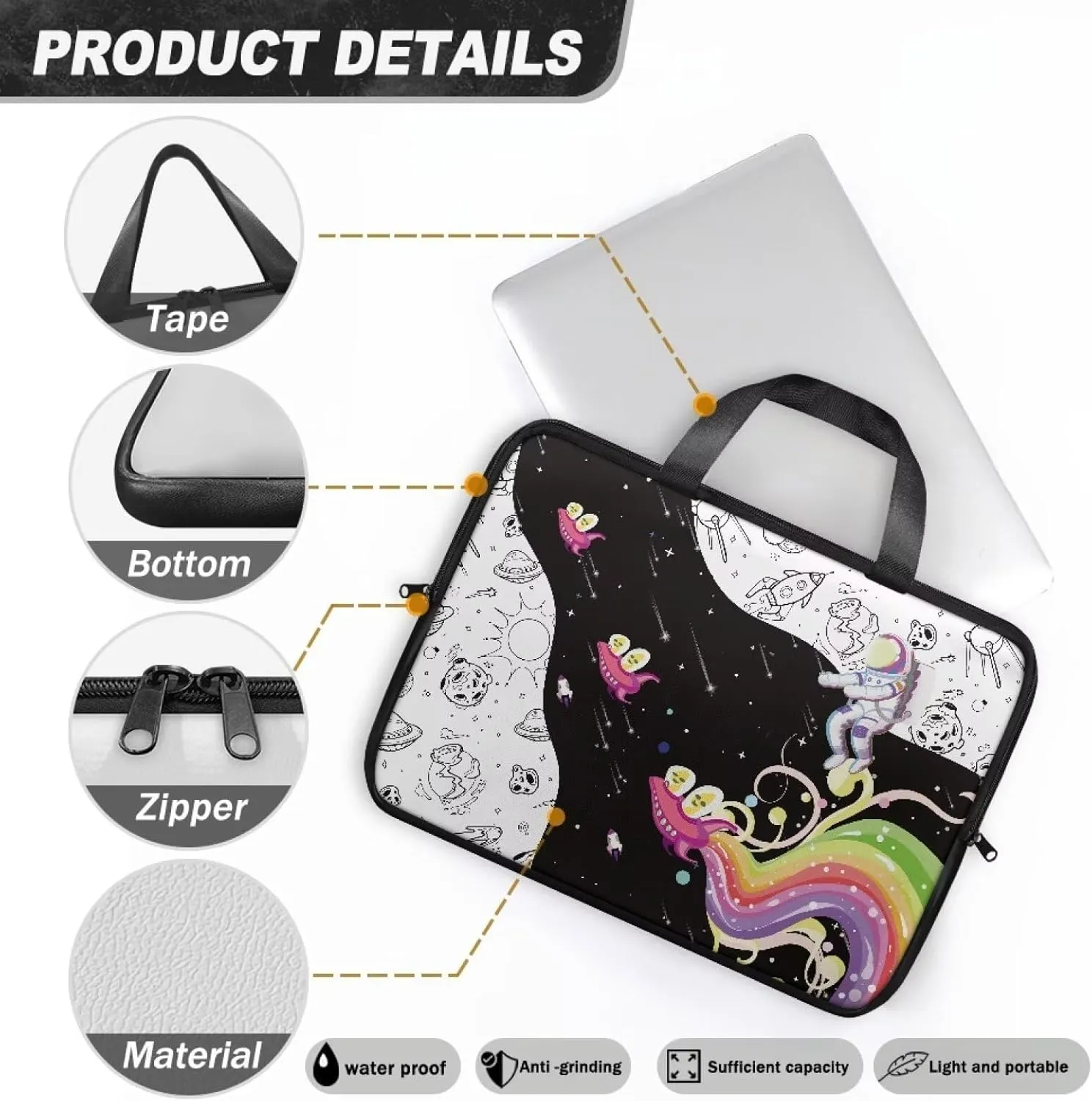 Laptop Bags Designer Pu Leather Laptop Carrying Case Soft Leather Briefcase for Women