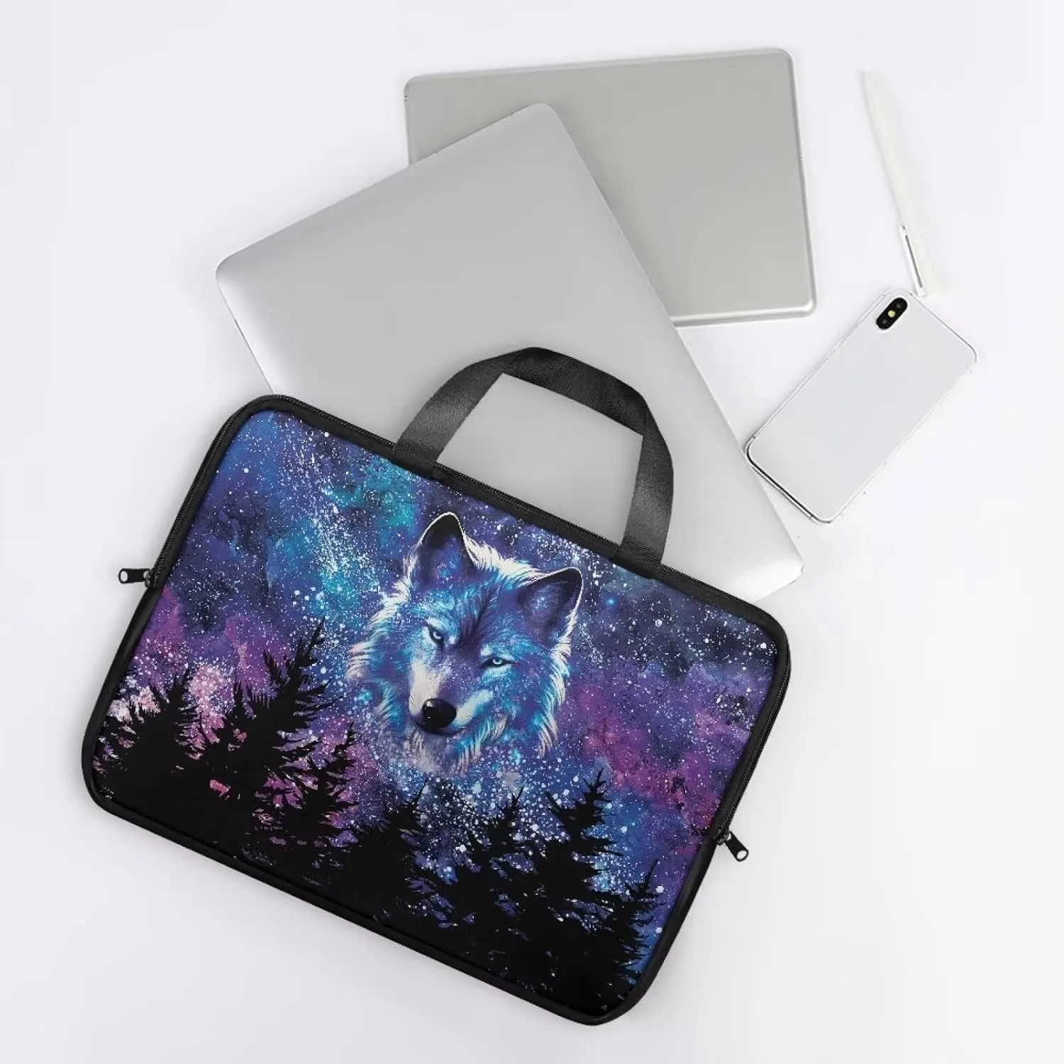 Laptop Bags Designer Pu Leather Laptop Carrying Case Soft Leather Briefcase for Women
