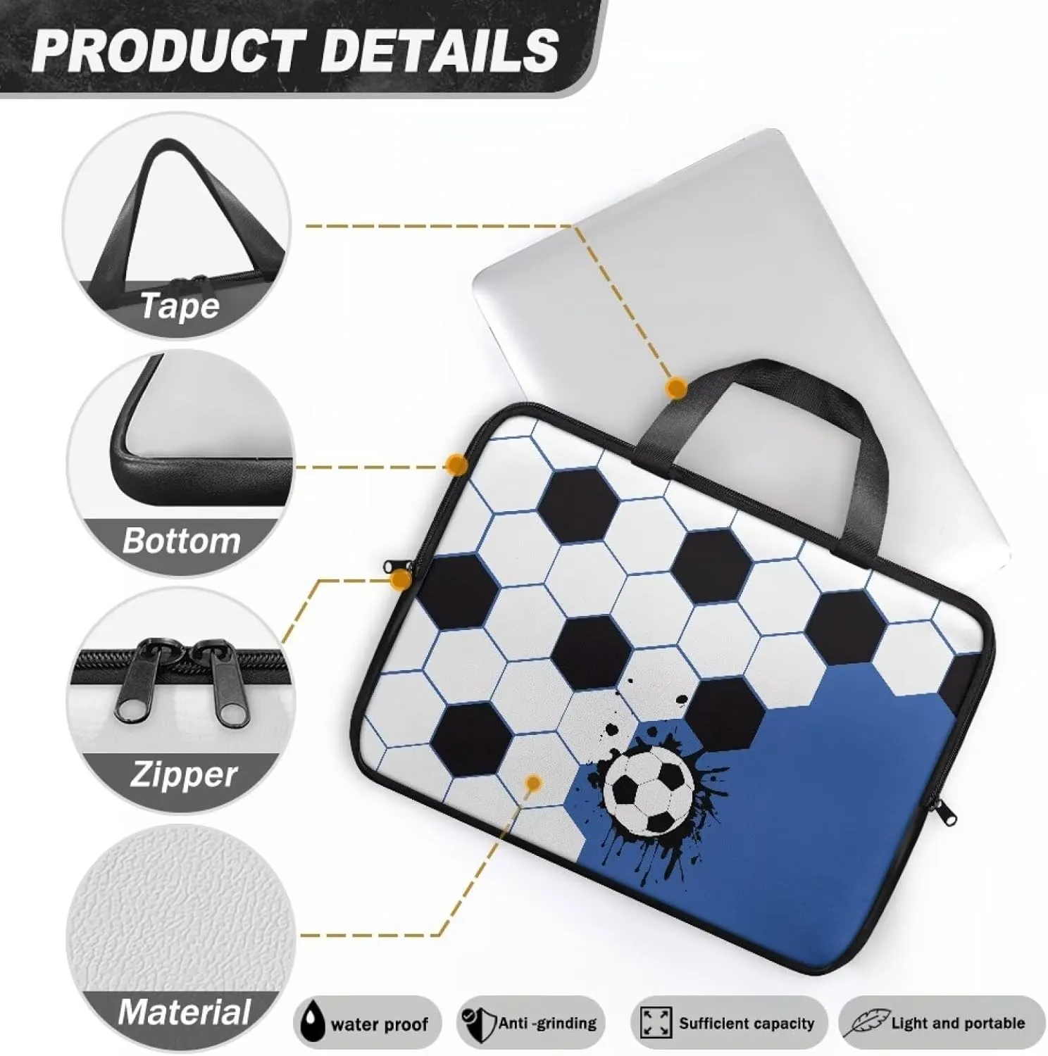 Laptop Bags Designer Pu Leather Laptop Carrying Case Soft Leather Briefcase for Women