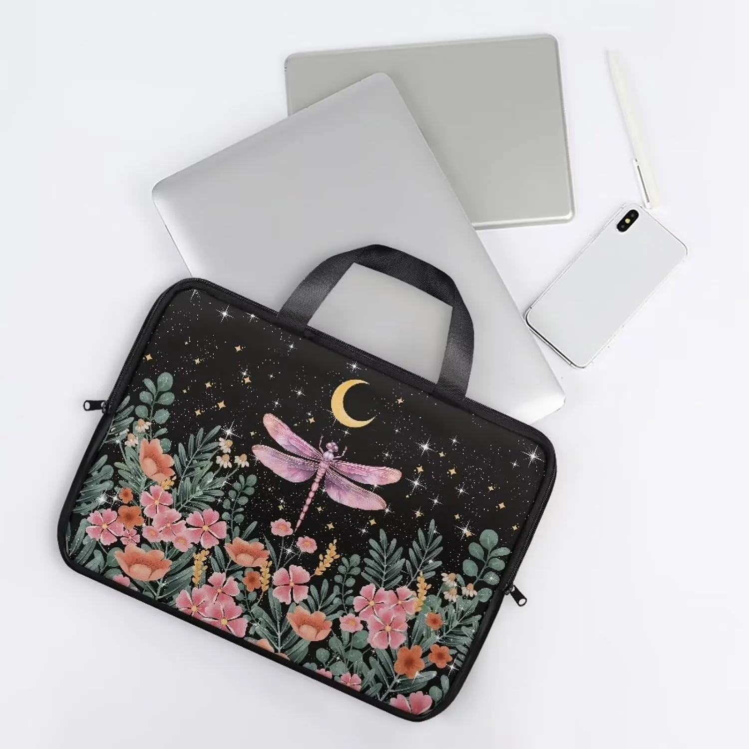 Laptop Bags Designer Pu Leather Laptop Carrying Case Soft Leather Briefcase for Women