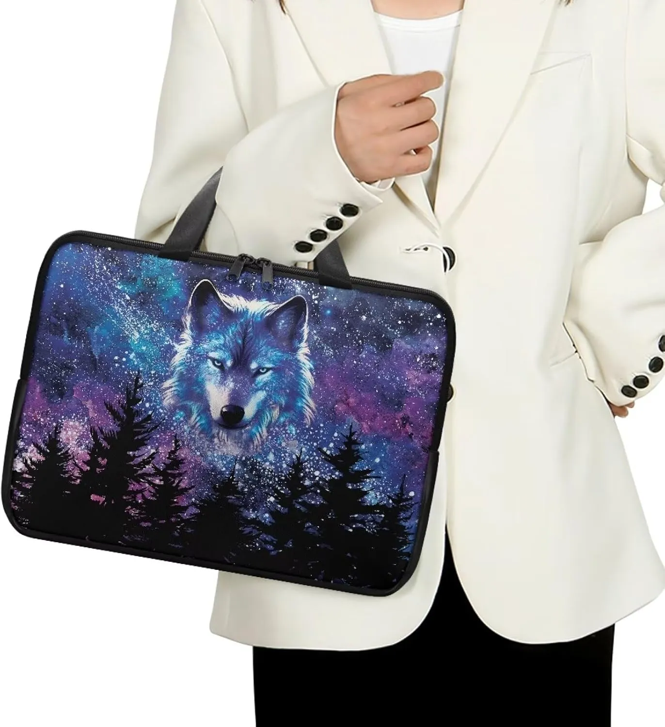 Laptop Bags Designer Pu Leather Laptop Carrying Case Soft Leather Briefcase for Women