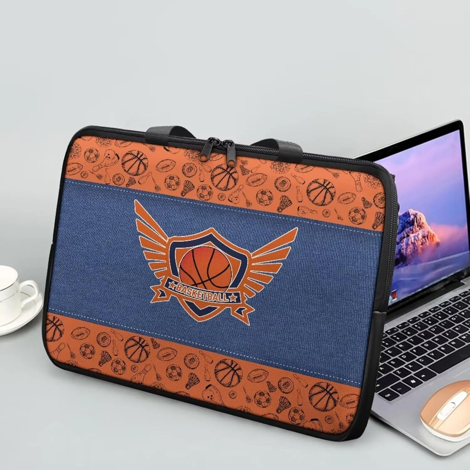 Laptop Bags Designer PU Leather Laptop Carrying Case Soft Leather Briefcase for Women