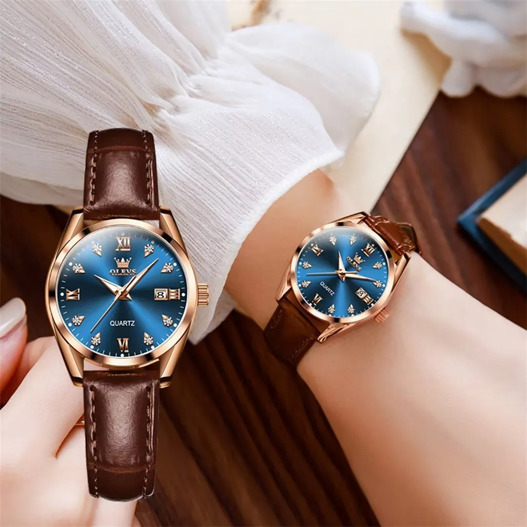 Lavish Leather Women's Timepiece