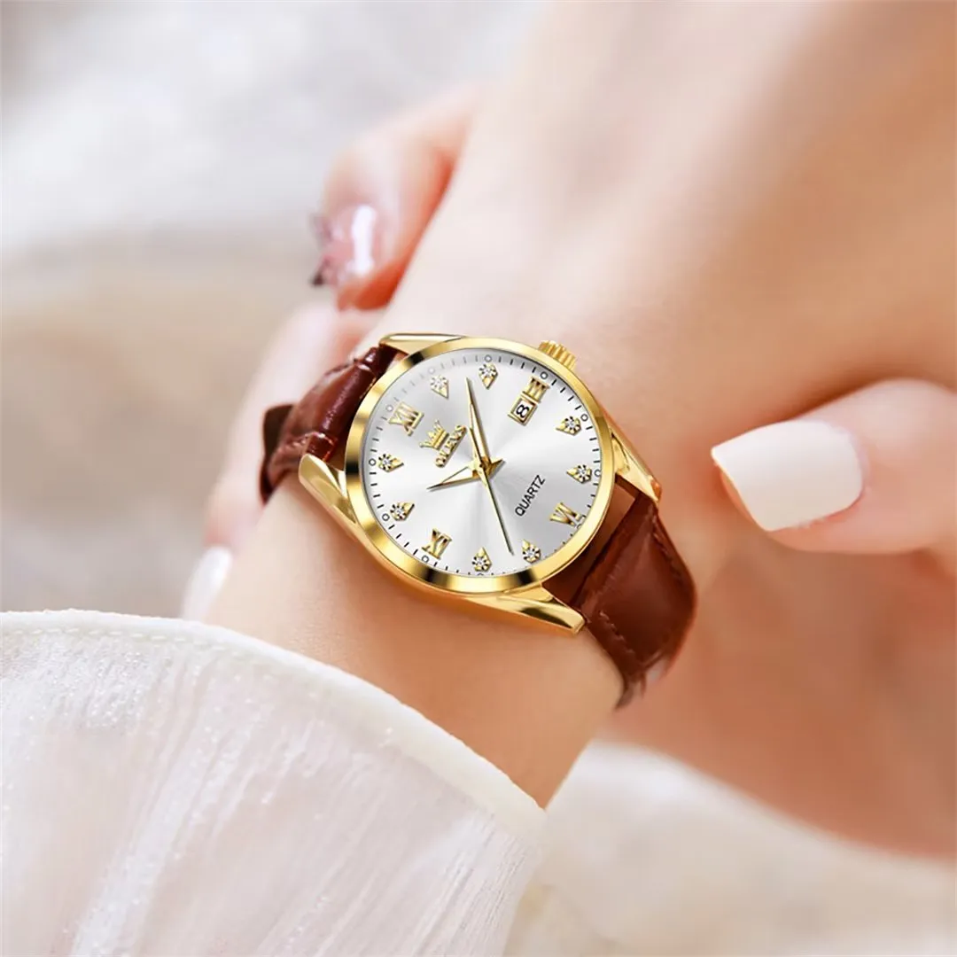 Lavish Leather Women's Timepiece