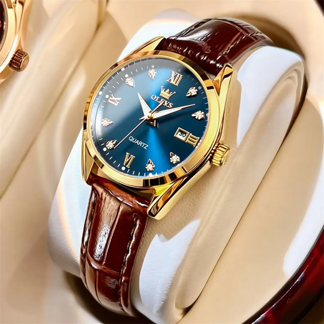 Lavish Leather Women's Timepiece