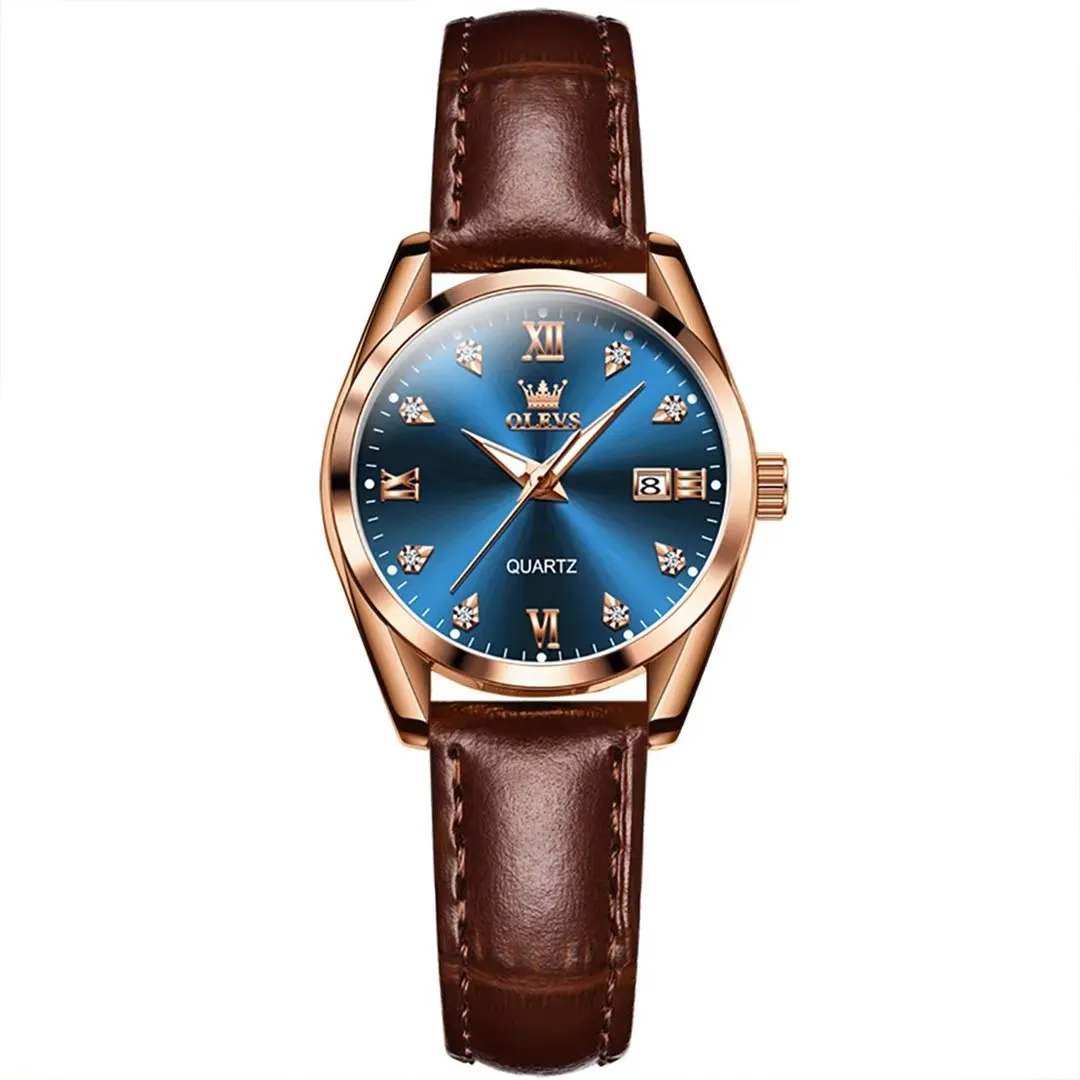 Lavish Leather Women's Timepiece