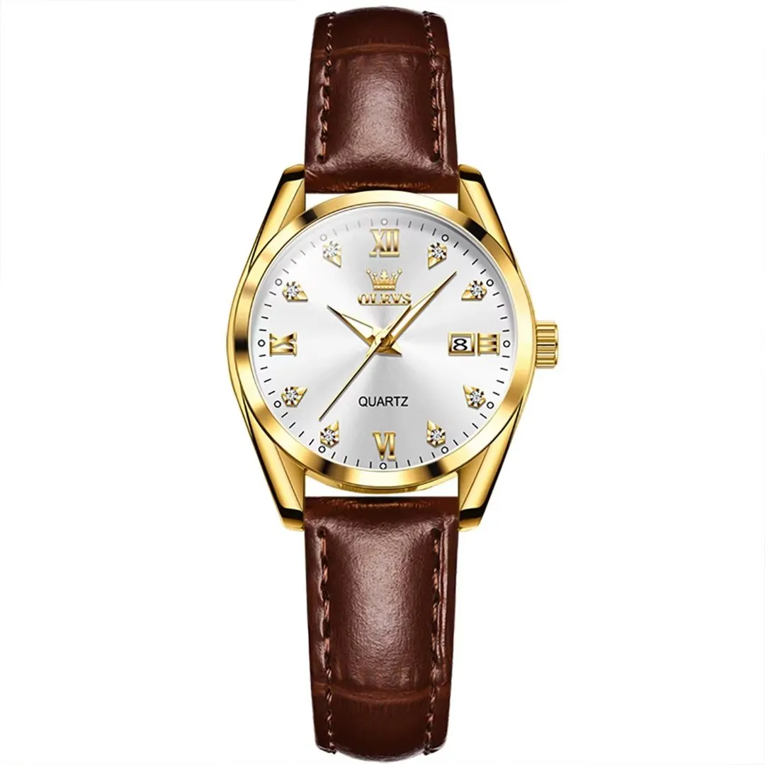 Lavish Leather Women's Timepiece