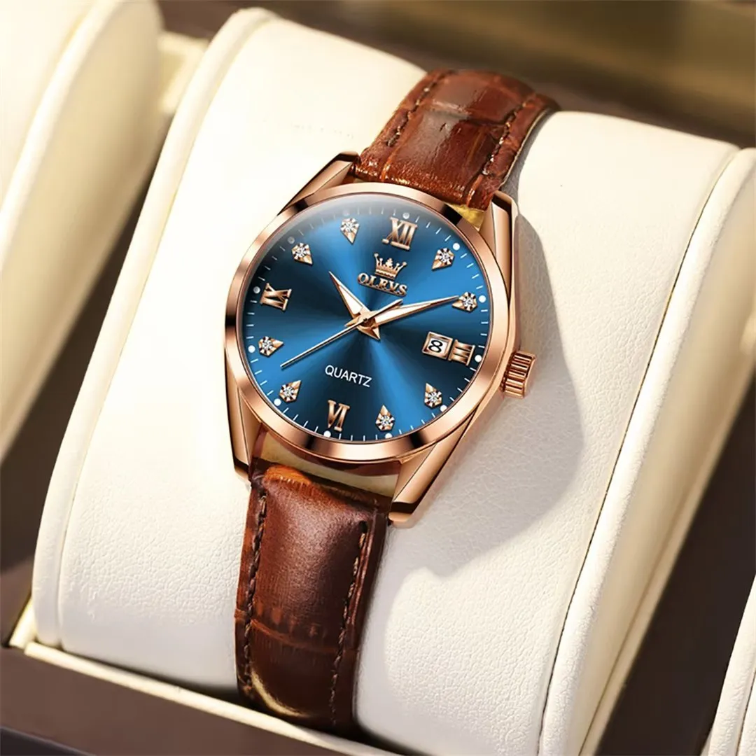 Lavish Leather Women's Timepiece