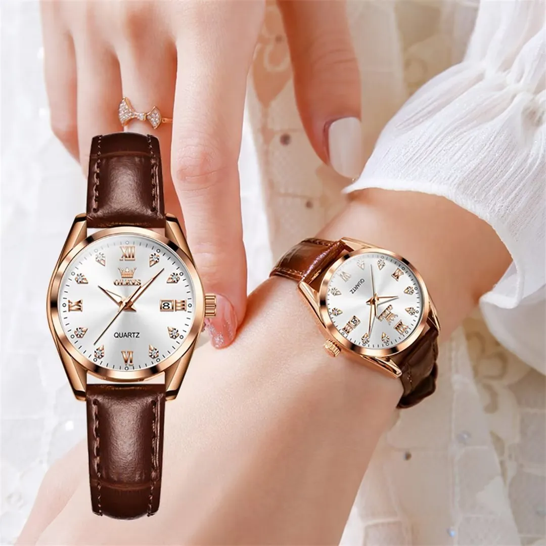 Lavish Leather Women's Timepiece