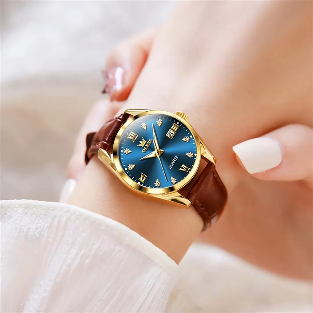 Lavish Leather Women's Timepiece