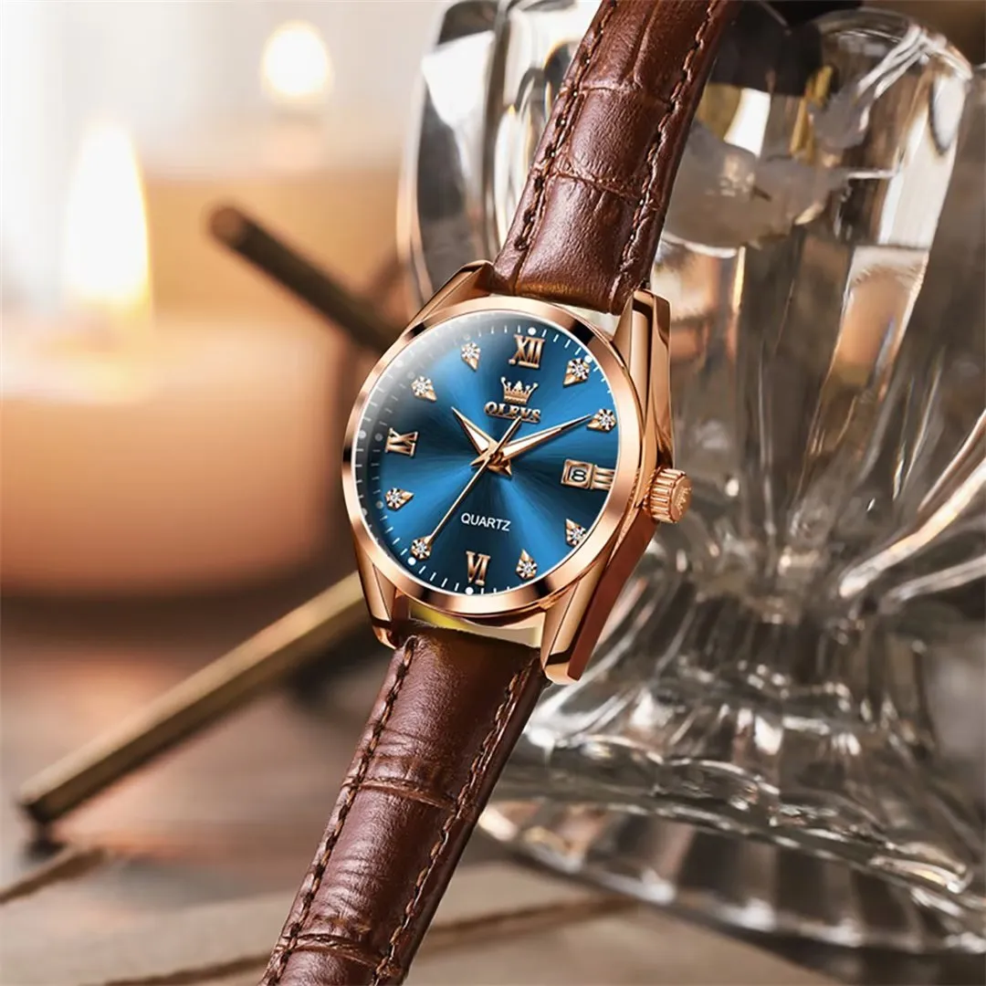 Lavish Leather Women's Timepiece