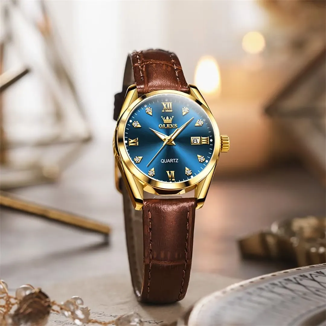 Lavish Leather Women's Timepiece